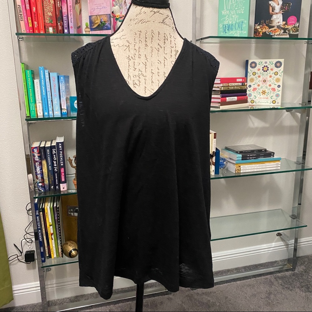 Banana Republic Large Eyelet Top